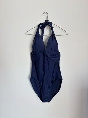 Beach Joy Blue One Piece Bathing Suite